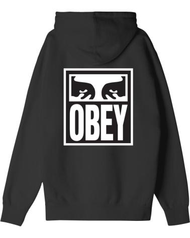 OBEY FELPA CON CAPPUCCIO EYES ICON NERA NAN