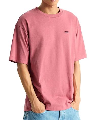 T-SHIRT VANS OFF THE WALL LOOSE AVEC LOGO BRODÉ SUR LA POITRINE ROSE PÂLE PINK