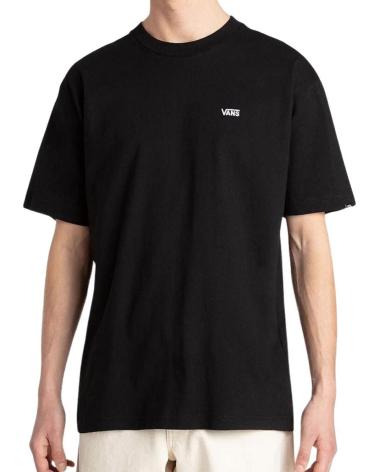 T-SHIRT VANS OFF THE WALL LOOSE AVEC LOGO BRODÉ SUR LA POITRINE NOIR 001 - BLACK