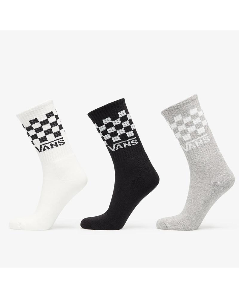 VANS CLASSIC CHECK CREW SOCKEN MULTIPACK SCHACHBRETTMUSTER MEHRFARBIG NAN