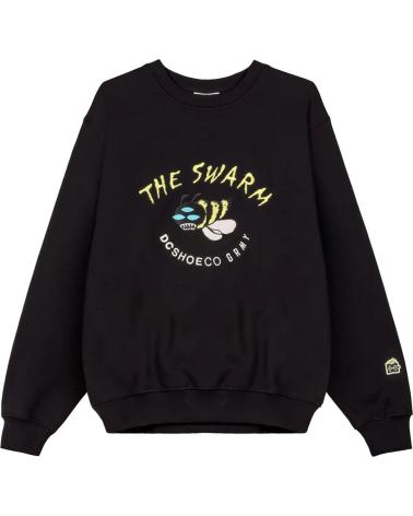 FELPA GRIMEY THE SWARM DC SHOES X VINTAGE GIROCOLLO NERA NAN