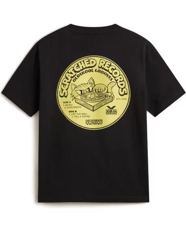 T-SHIRT VANS SCRATCHED RECORDS SS NERA - VANS OFF THE WALL NAN