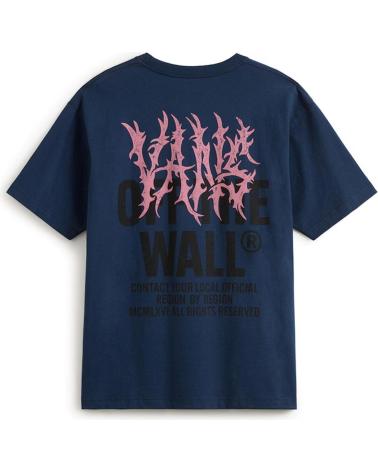 VANS OFF THE WALL CAMISETA VANS METAL WALL SS AZUL MARINO NAVY NAN