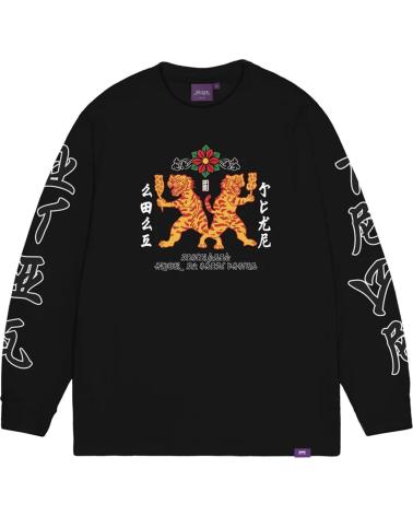 JACKER T-SHIRT MANICHE LUNGHE BAIJU LS - NERO NAN