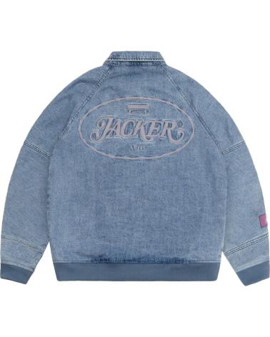 JACKER CHAQUETA BOMBER STAMP DYED DENIM BLUE NAN