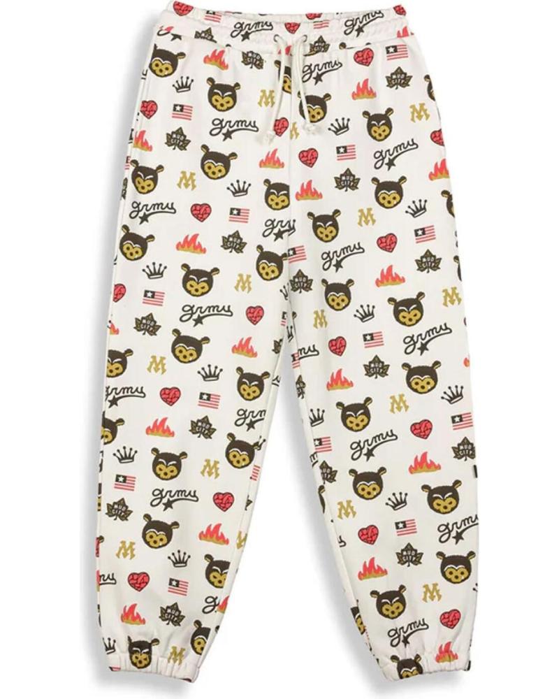 PANTALÓN JOGGER GRIMEY MUDS THE RESIDENCE BEAR OFF WHITE NAN