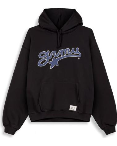 SWEAT À CAPUCHE GRIMEY ORIGINAL BLACK AVEC LOGO IMPRIMÉ BLACK
