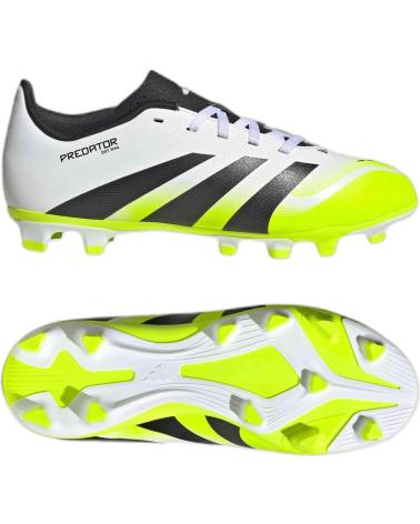 ADIDAS PREDATOR CLUB FG/MG JUNIOR JH8868 FUSSBALLSCHUHE - WEISS/SCHWARZ/GELB AMARILLO