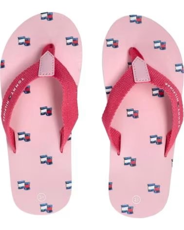 TOMMY HILFIGER CHANCLAS EN COLOR ROSA