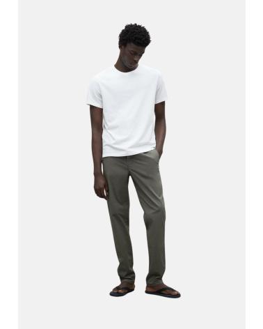 T-SHIRT A MANICHE CORTE ECOALF VENT 0831-000 IN COTONE RICICLATO BIANCO BLANCO