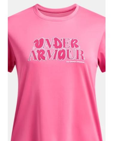 UNDER ARMOUR CAMISETA MANGA CORTA EN COLOR ROSA