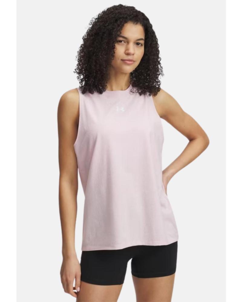 UNDER ARMOUR CAMISETA DE TIRANTES EN PARA MUJER ROSA