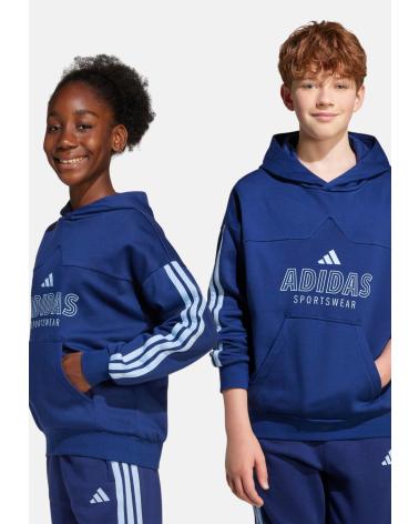 ADIDAS SUDADERA CON CAPUCHA EN PARA NINOS UNISEX AZUL