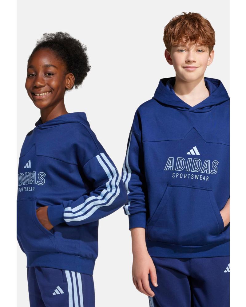 ADIDAS SWEAT À CAPUCHE HOUSE OF TIRO JC8072 BLEU AZUL