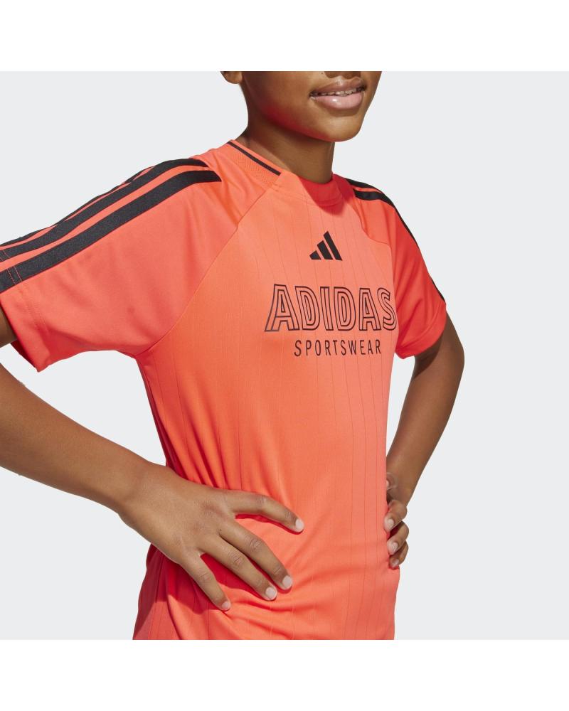 ADIDAS HOUSE OF TIRO JC8034 - T-SHIRT MANGA CURTA UNISSEXO LARANJA NARANJA