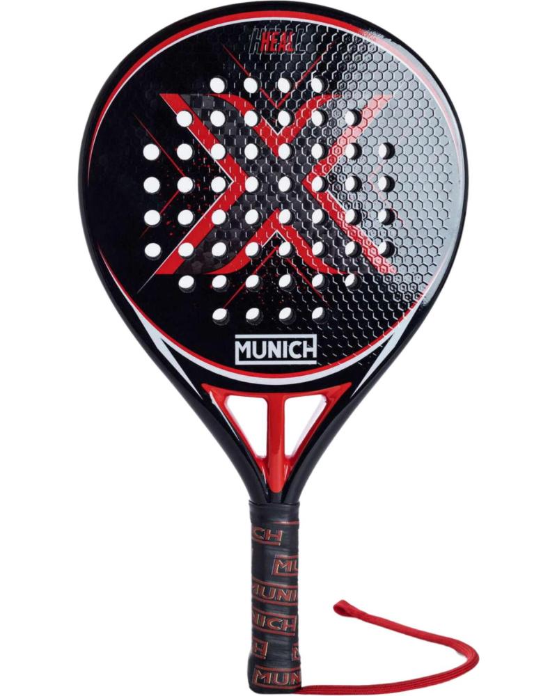 RACCHETTA DA PADEL MUNICH NERA E ROSSA MULTICOLOR