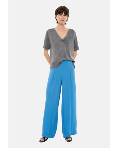 SYSTEM ACTION PANTALONES EN COLOR AZUL