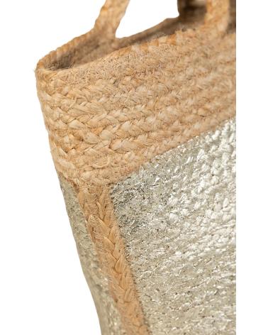 SAC EN JUTE SYSTEM ACTION V25BL31142 COULEUR OR ORO