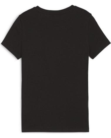 T-SHIRT MANCHES COURTES PUMA ESS SCRIPT NOIR NEGRO