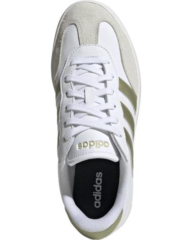 SNEAKERS CASUAL ADIDAS BIANCHE CON STRISCE DORATE NAN