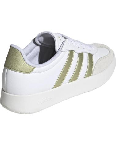 SNEAKERS CASUAL ADIDAS BIANCHE CON STRISCE DORATE NAN