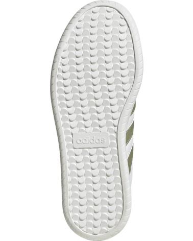 SNEAKERS CASUAL ADIDAS BIANCHE CON STRISCE DORATE NAN