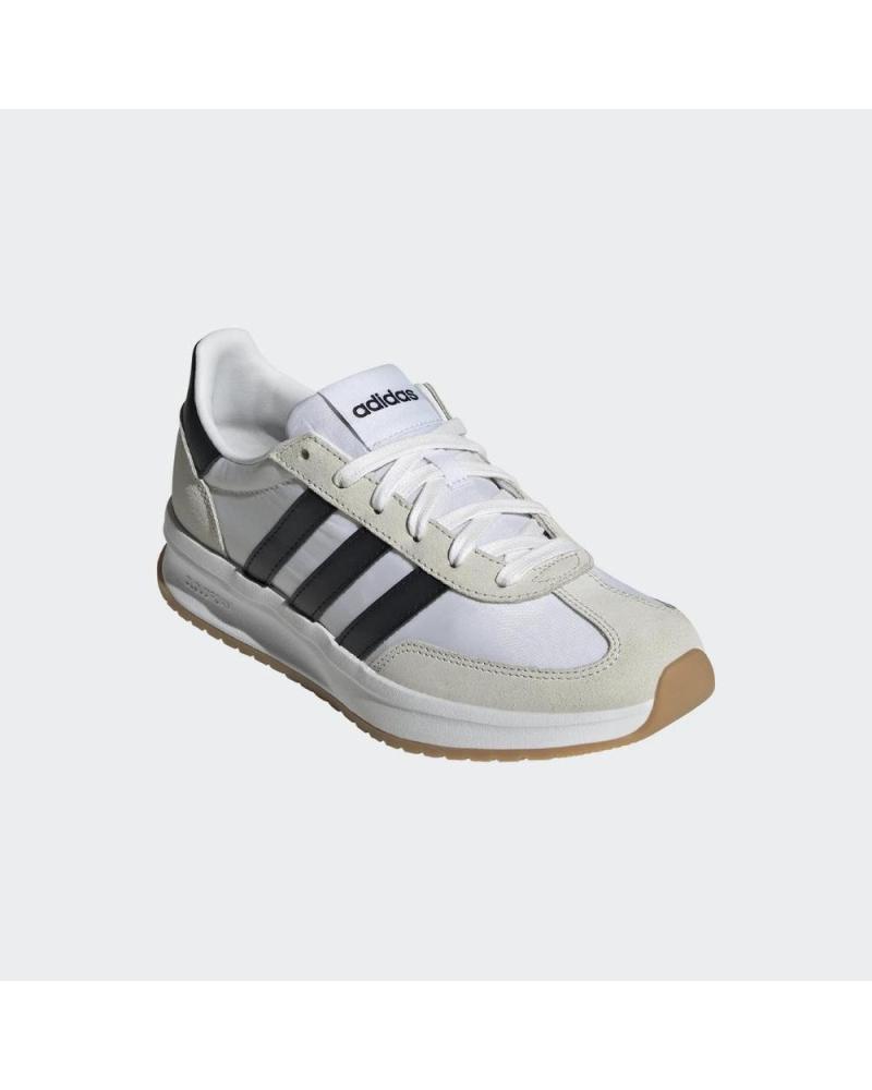 TÊNIS ADIDAS RUN 70S BRANCOS COM LISTRAS PRETAS BLANCO