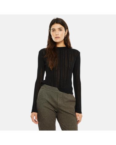 PULL FIN COL ROND SYSTEM ACTION - NOIR NAN