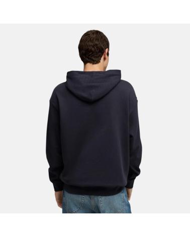 PUMA FELPA CON CAPPUCCIO ESSENTIALS UOMO NERO NAN