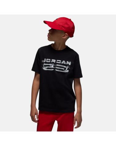 T-SHIRT JORDAN ESSENTIALS GRÁFICA PRETA MANGA CURTA NAN