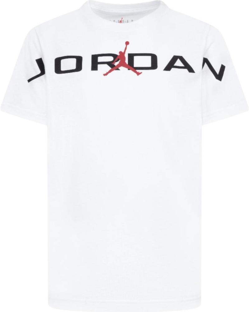 T-SHIRT JORDAN NIKE BRANCO MANGA CURTA COM LOGO NAN