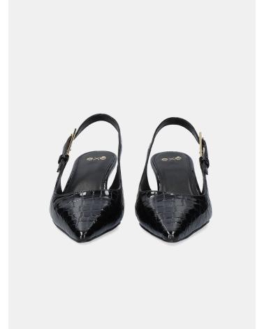 EXE BLAIR-358 SCARPINS SLINGBACK PRETOS NEGRO