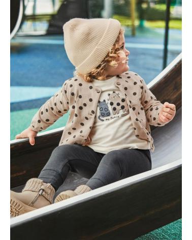 MAYORAL MODA INFANTIL NINA 2 743 041 CONJUNTO LEGGINGS 3 PIEZAS PLOM PLOMO