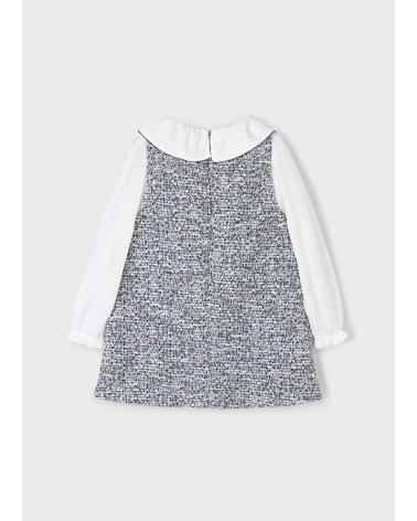 MAYORAL MODA INFANTIL NINA 4 990 036 VESTICO PICHI COMBIBADO OCEANO AZUL MARINO