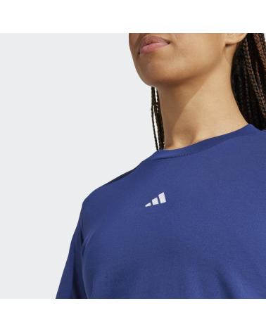 ADIDAS ADIDAS ESSENTIALS SMALL LOGO JC5947 - CAMISETA MANGA CORTA AZUL