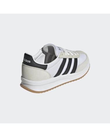 TÊNIS ADIDAS RUN 70S BRANCOS COM LISTRAS PRETAS BLANCO