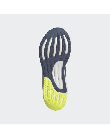 ADIDAS RUNNING SHOES NAVY BLUE WITH NEON YELLOW DETAILS NAN