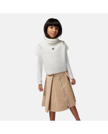 JERSEY DE CUELLO ALTO BLANCO DKNY PARA NIÑA NAN