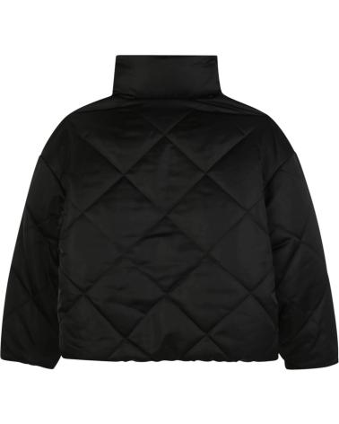 CHAQUETA PLUMAS REVERSIBLE PLATEADA Y NEGRA DKNY PARA NIÑO NAN
