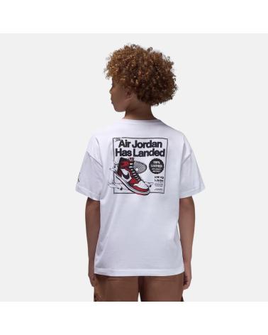 JORDAN CAMISETA INFANTIL JORDAN DE MANGA CORTA BLANCA CON LOGO NAN