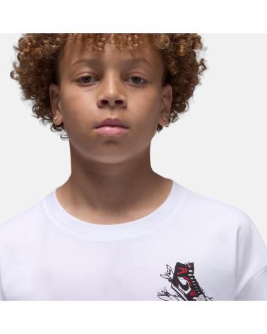 JORDAN CAMISETA INFANTIL JORDAN DE MANGA CORTA BLANCA CON LOGO NAN