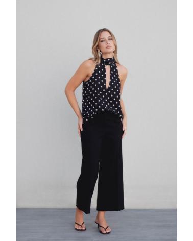 PUNTOSALAO HALTER NECK TOP WITH POLKA DOT PRINT VARIOS COLORES