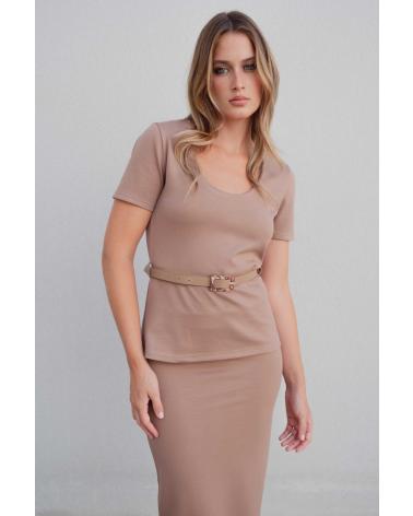 PUNTOSALAO KNIT T-SHIRT WITH TIED BELT VARIOS COLORES