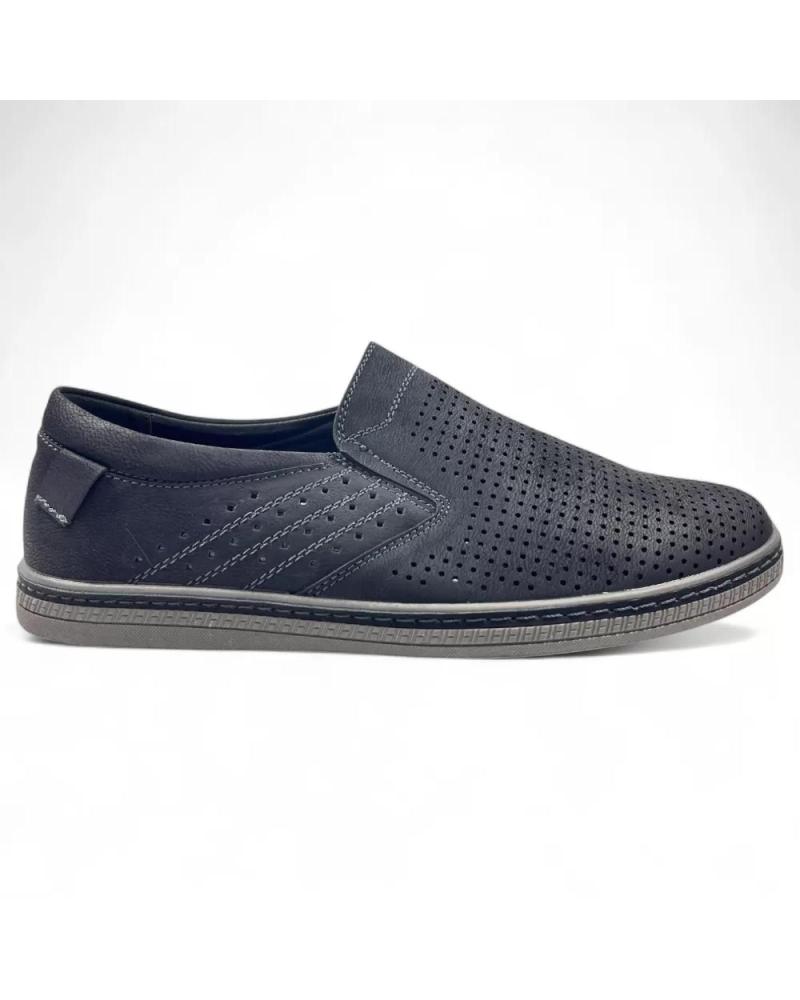 TIMBOS MOCASÍN CÓMODO PICADO 131703 AZUL MARINO MARRóN