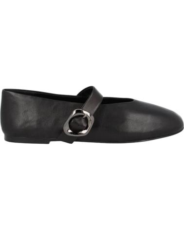 ITSE ATENAS BLACK: BALLERINE MARY JANE NERE CON FIBBIA NEGRO