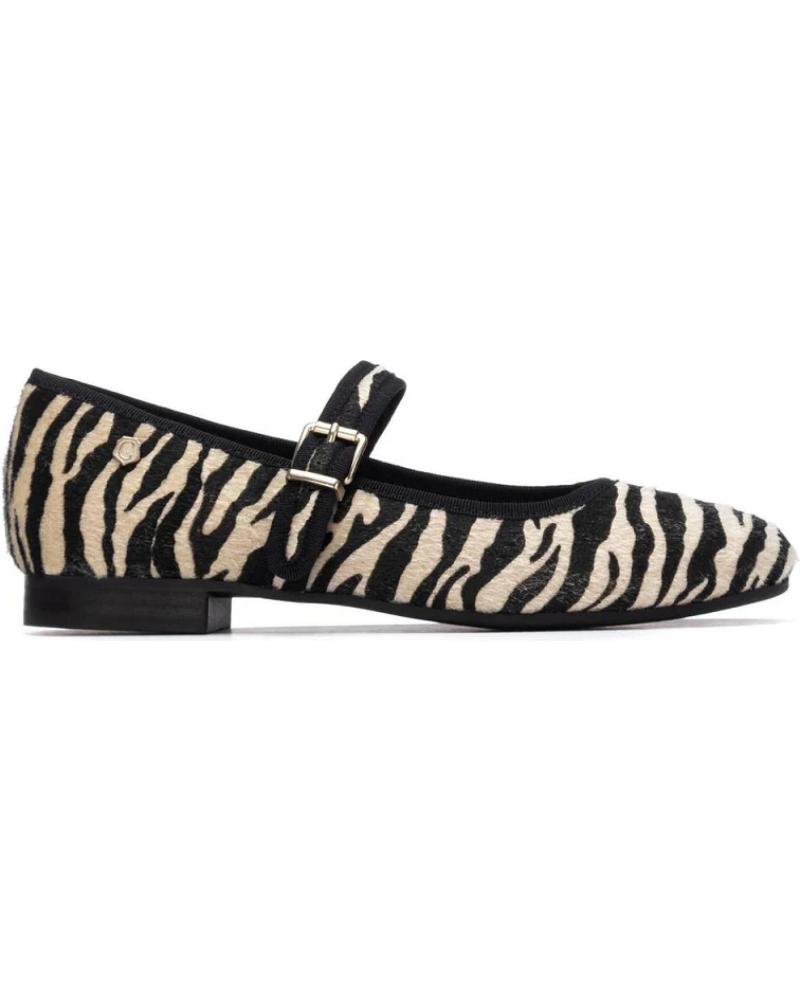 BALLERINE CARMELA 162561 STAMPA ZEBRA CON FIBBIA NEGRO