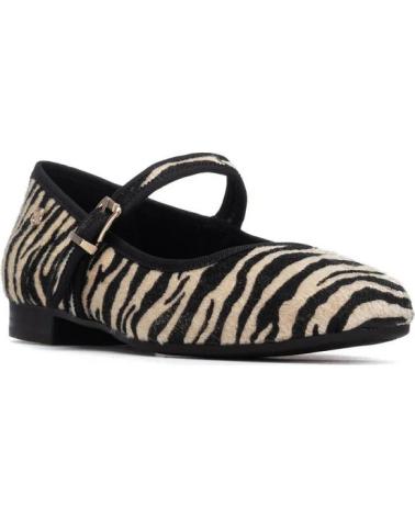 BALLERINE CARMELA 162561 STAMPA ZEBRA CON FIBBIA NEGRO