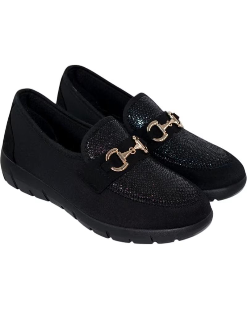 SEVILLAS MOCASSINS 228497X EM LYCRA NEGRO