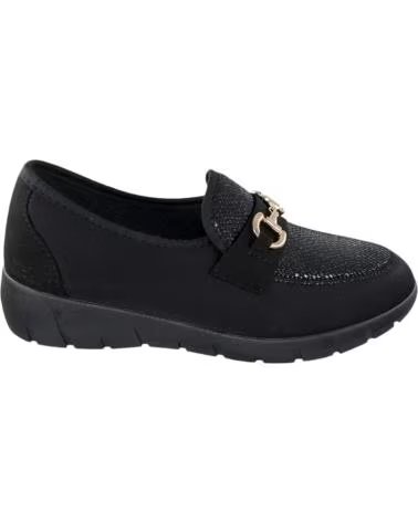 SEVILLAS MOCASSINS 228497X EM LYCRA NEGRO