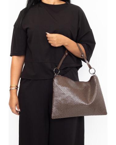 BORSA A TRACOLLA KESLEM PH5067 MARRONE MARRON